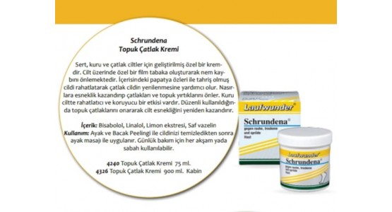 SCHRUNDENA TOPUK ÇATLAK KREMİ